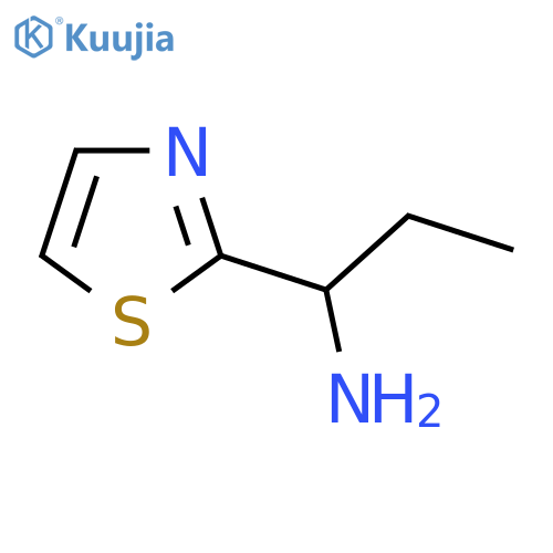 1-(1,3-thiazol-2-yl)-1-propanamine structure