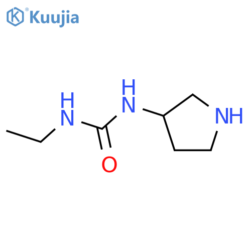 3-ethyl-1-(pyrrolidin-3-yl)urea structure