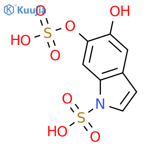 1H-Indole-5,6-diol; N,6-O-Disulfo structure