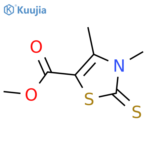 Methyl 3,4-dimethyl-2-thioxo-2,3-dihydro-1,3-thiazole-5-carboxylate structure