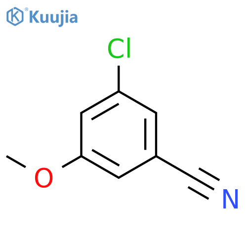 3-Chloro-5-methoxybenzonitrile structure