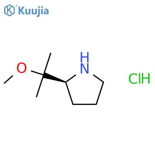 Pyrrolidine, 2-(1-methoxy-1-methylethyl)-, hydrochloride, (2S)- structure