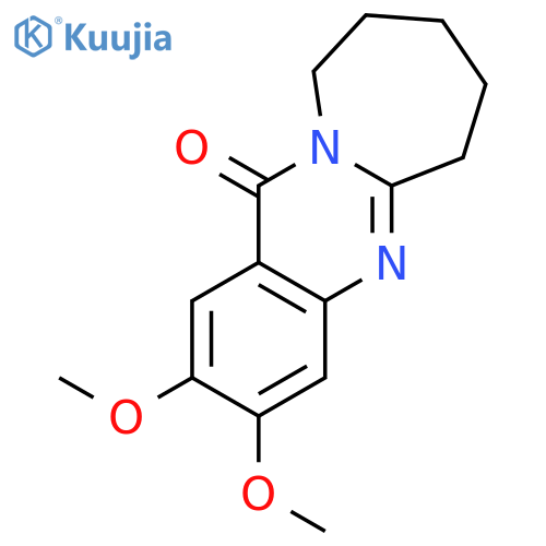 2,3-Dimethoxy-7,8,9,10-tetrahydroazepino2,1-bquinazolin-12(6H)-one structure