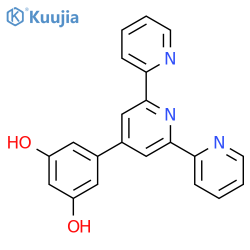 1,3-BENZENEDIOL, 5-[2,2':6',2''-TERPYRIDIN]-4'-YL- structure