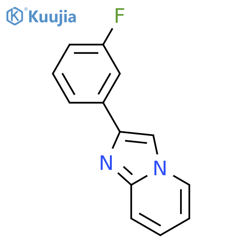 2-(3-fluorophenyl)imidazo1,2-apyridine structure