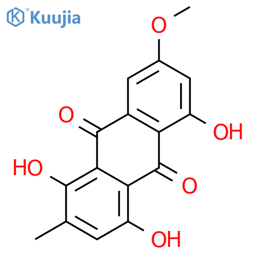 9,10-Anthracenedione,1,4,5-trihydroxy-7-methoxy-2-methyl- structure