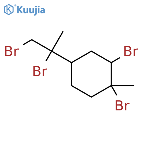 Cyclohexane, 1,2-dibromo-4-(1,2-dibromo-1-methylethyl)-1-methyl- structure