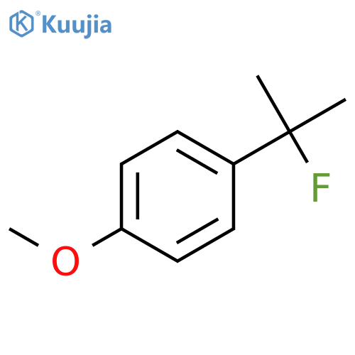 1-(2-fluoropropan-2-yl)-4-methoxybenzene structure