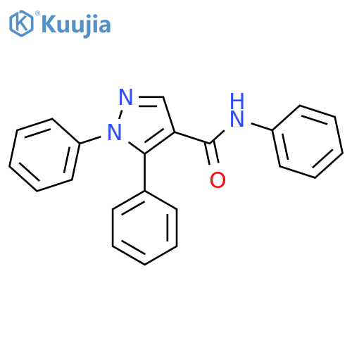 N,1,5-Triphenyl-1H-pyrazole-4-carboxamide structure