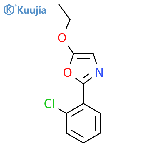 2-(2-Chlorophenyl)-1,3-oxazol-5-yl ethyl ether structure