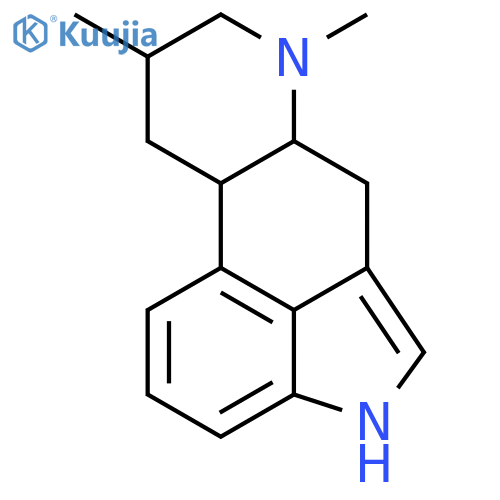 (8alpha)-6,8-dimethylergoline structure