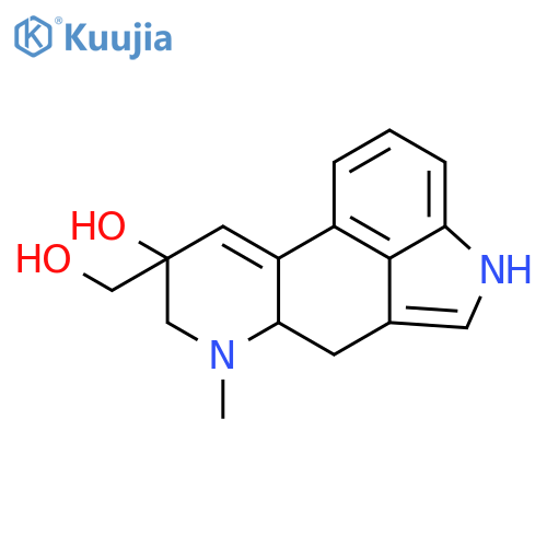 8-hydroxymethyl-6-methyl-9,10-didehydro-ergolin-8-ol structure