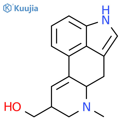 ((6aR,9S)-7-methyl-4,6,6a,7,8,9-hexahydroindolo[4,3-fg]quinolin-9-yl)methanol structure