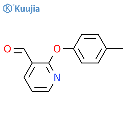2-(4-Methylphenoxy)nicotinaldehyde structure