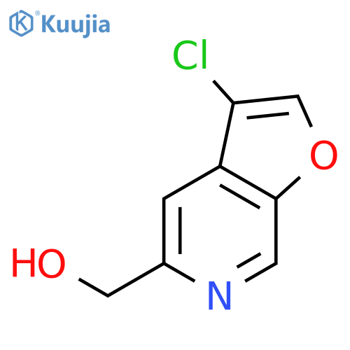 Furo[2,3-c]pyridine-5-methanol, 3-chloro- structure