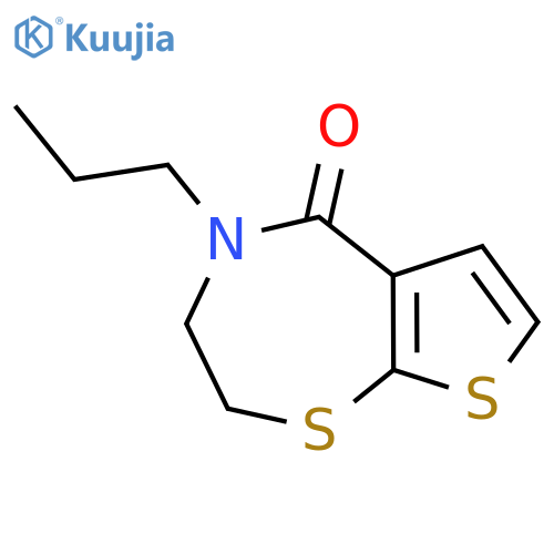 4-PROPYL-3,4-DIHYDROTHIENO[3,2-F][1,4]THIAZEPIN-5(2H)-ONE structure