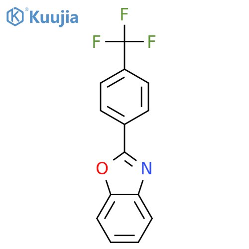 Benzoxazole, 2-[4-(trifluoromethyl)phenyl]- structure