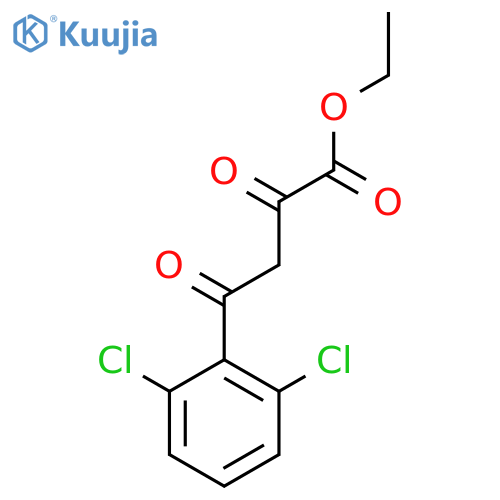 Ethyl 4-(2,6-dichlorophenyl)-2,4-dioxobutanoate structure