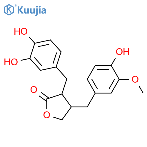 3,3',4,4'-Tetrahydroxy-8,8'-lignan-9,9'-olide; (8R,8'R)-form, 3'-Me ether structure