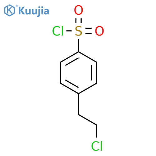 4-(2-Chloroethyl)benzene-1-sulfonyl chloride structure
