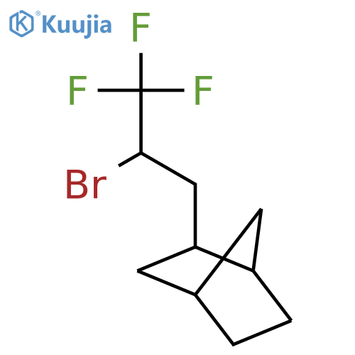 Bicyclo[2.2.1]heptane, 2-(2-bromo-3,3,3-trifluoropropyl)- structure