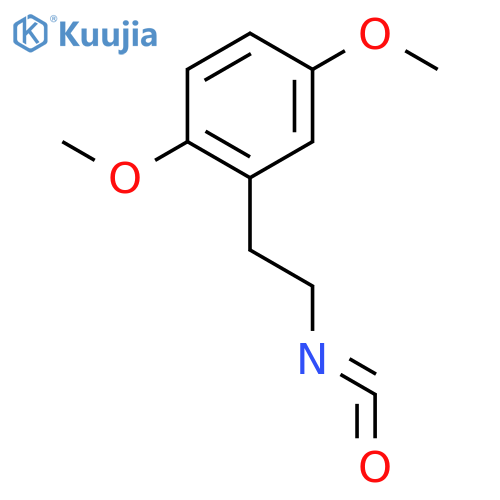 2-(2-isocyanatoethyl)-1,4-dimethoxybenzene structure