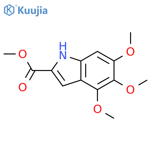 Methyl 4,5,6-trimethoxy-1h-indole-2-carboxylate structure