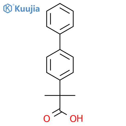 2-Methyl-2-(4-phenylphenyl)propanoic Acid structure