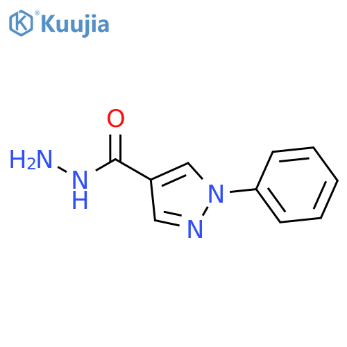 1-phenyl-1H-pyrazole-4-carbohydrazide structure