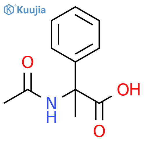 2-acetamido-2-phenylpropanoic acid structure
