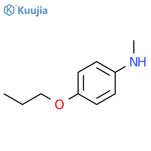 Benzenamine, N-methyl-4-propoxy- (9CI) structure