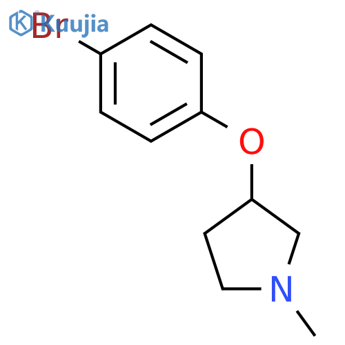 3-(4-Bromophenoxy)-1-methylpyrrolidine structure