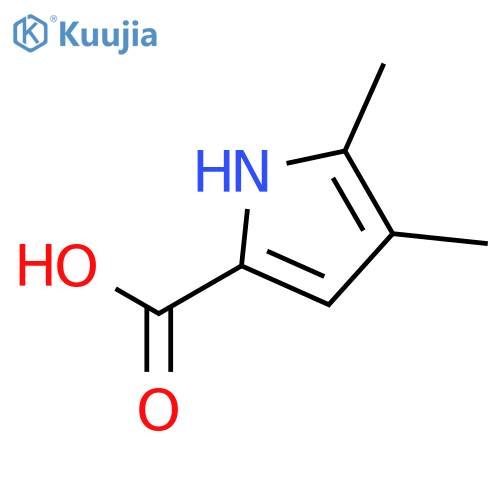 4,5-dimethyl-1H-Pyrrole-2-carboxylic acid structure