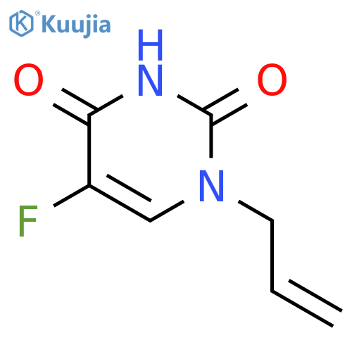 5-fluoro-1-(prop-2-en-1-yl)-1,2,3,4-tetrahydropyrimidine-2,4-dione structure