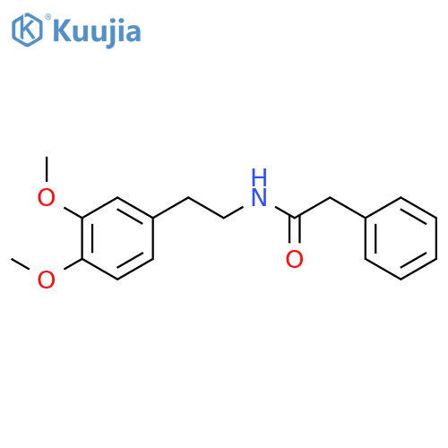 N-[2-(3,4-dimethoxyphenyl)ethyl]-2-phenylacetamide structure