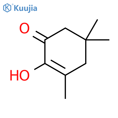 2-Hydroxy-3,5,5-trimethyl-2-cyclohexen-1-one structure
