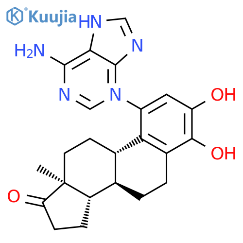 4-Hydroxy Estrone 1-N3-Adenine structure