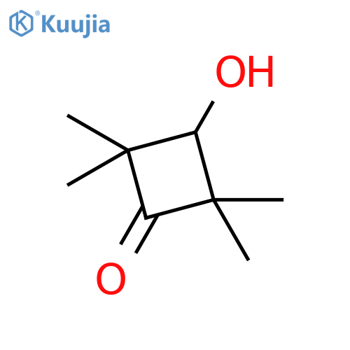 3-hydroxy-2,2,4,4-tetramethylcyclobutan-1-one structure