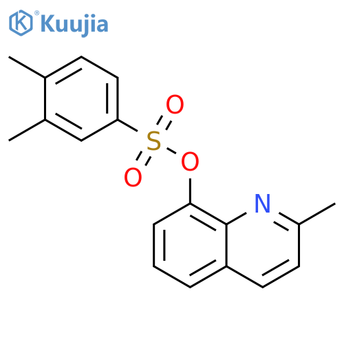 2-methylquinolin-8-yl 3,4-dimethylbenzene-1-sulfonate structure