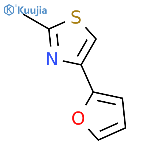 4-(2-Furyl)-2-methylthiazole structure