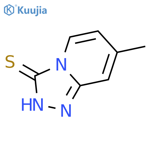 7-methyl-1,2,4triazolo4,3-apyridine-3-thiol structure