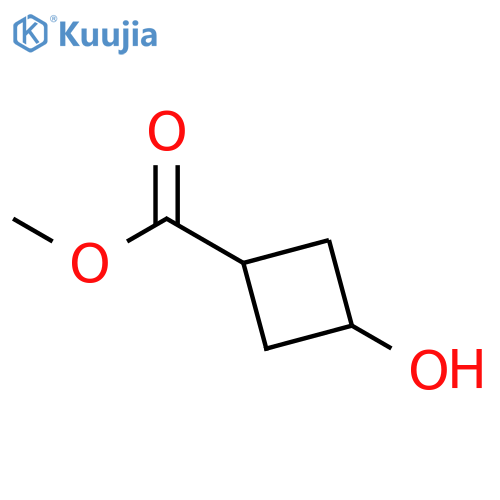 methyl 3-hydroxycyclobutane-1-carboxylate structure
