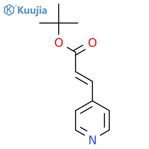 tert-butyl (2E)-3-(pyridin-4-yl)prop-2-enoate structure