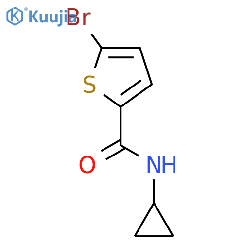 5-Bromo-N-cyclopropyl-2-thiophenecarboxamide structure