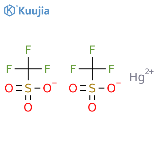 Mercury(II) Triflate (2:1) structure