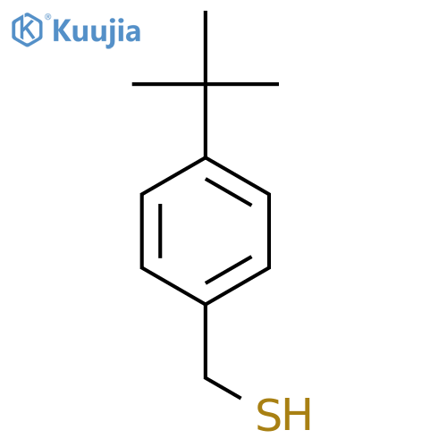 (4-tert-Butylphenyl)methanethiol structure
