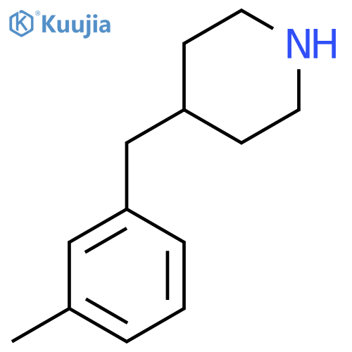 4-(m-tolylmethyl)piperidine structure