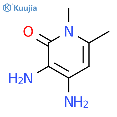 3,4-diamino-1,6-dimethyl-1,2-dihydropyridin-2-one structure