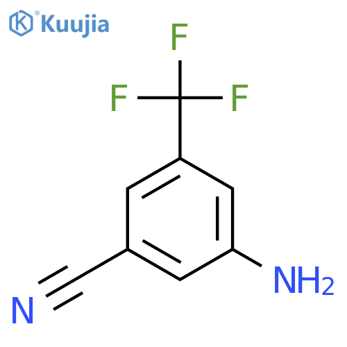 3-Amino-5-(trifluoromethyl)benzonitrile structure
