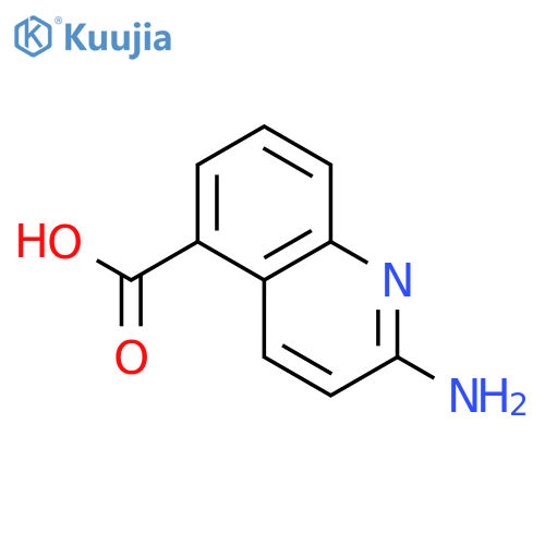 2-Aminoquinoline-5-carboxylic acid structure
